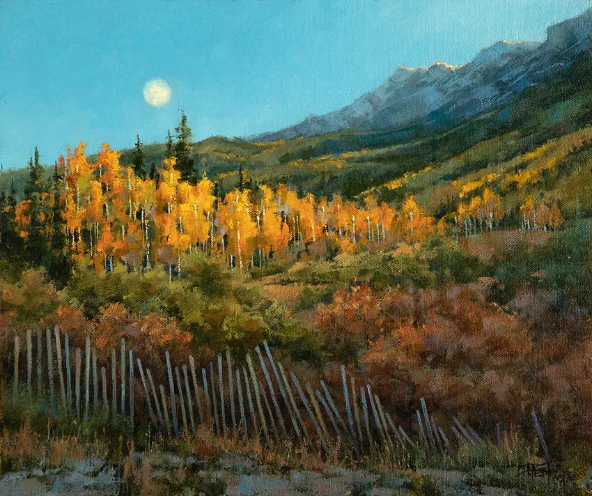 绝美风景油画教程,最灵动的风景油画