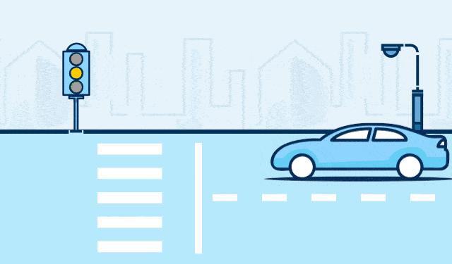 闯黄灯失败后怎么处罚,闯黄灯失败是走还是停