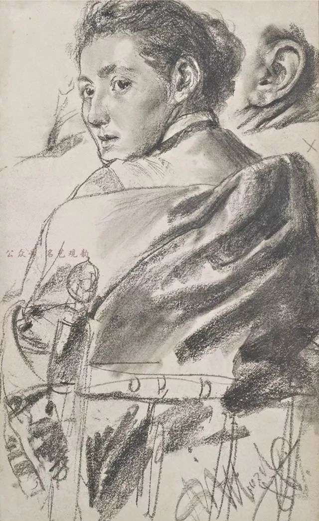 华卿画室素描头像,北京华卿画室在哪