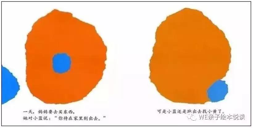 李欧李奥尼绘本内容,绘本小蓝和小黄精读