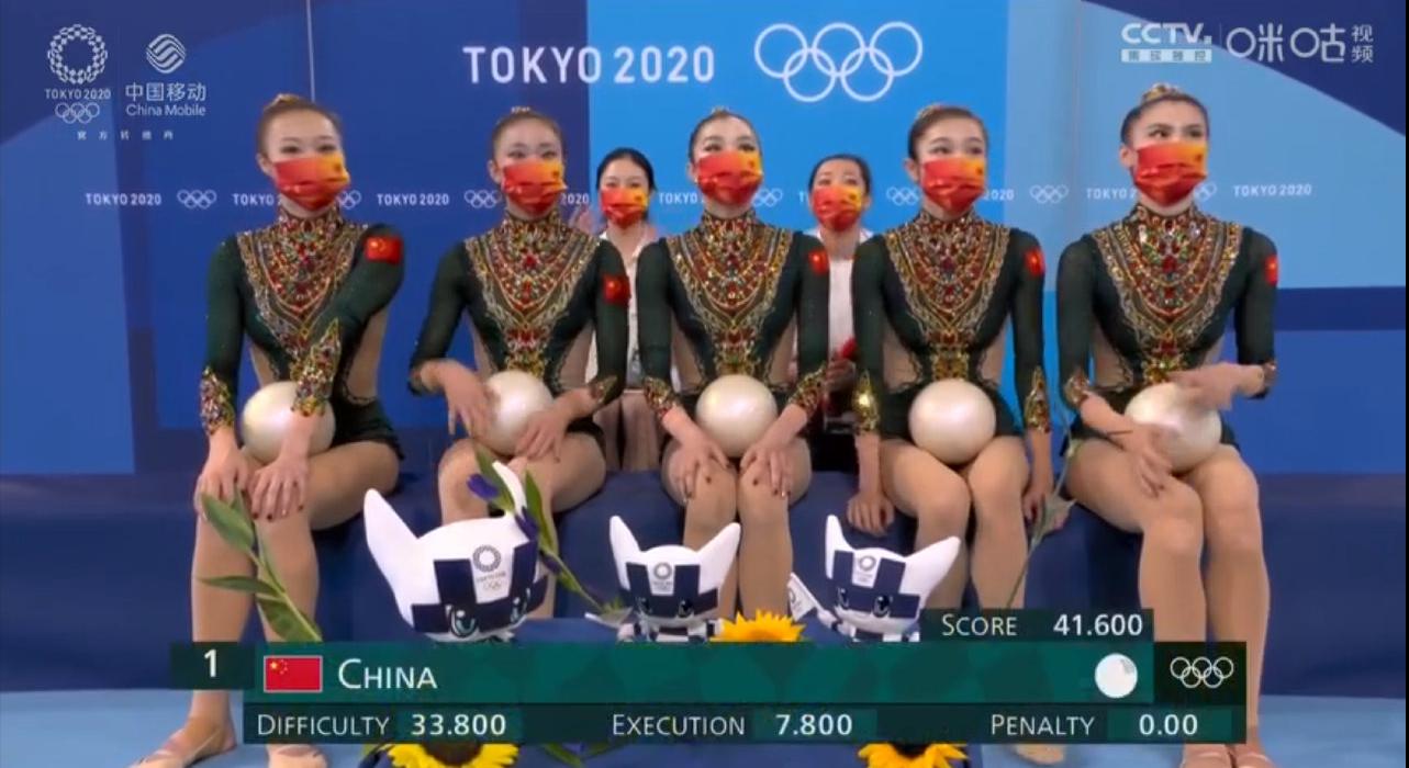 最惊艳的体操服,中国艺术体操服