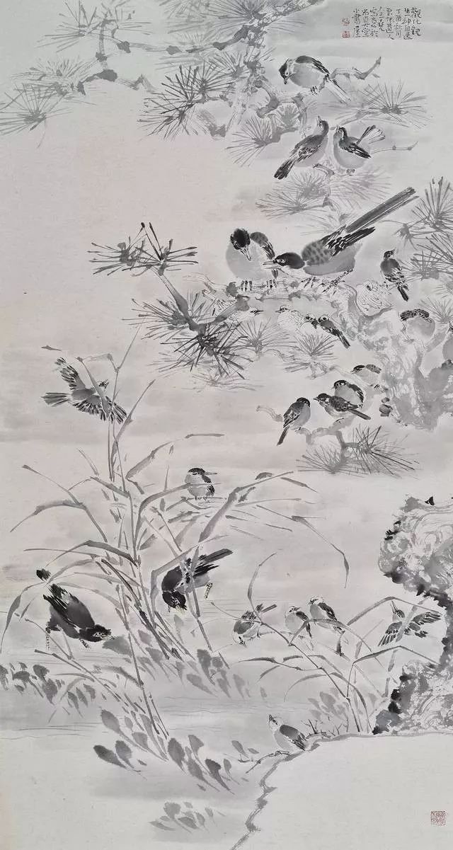 素朴的一花一草、精巧的一鸟一雀