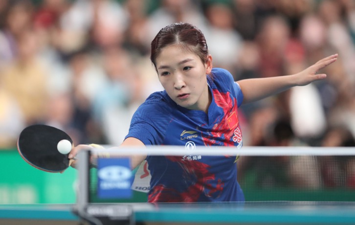 中国女乒3比0美国队,女乒8强陈梦赢了没