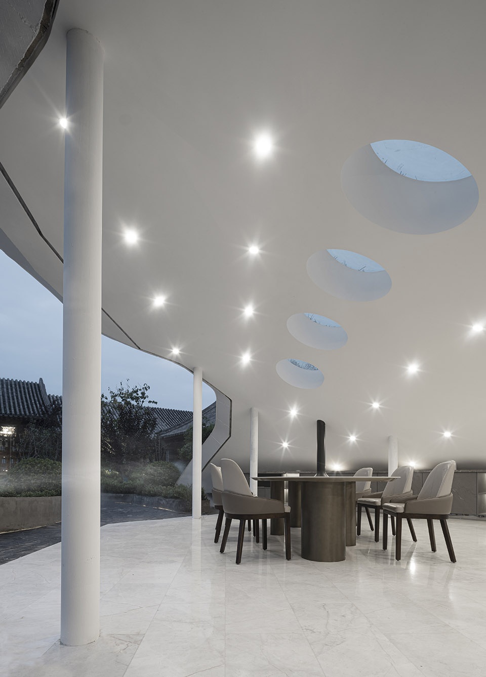 中国传统四合庭院的人文办公综合体升级改造