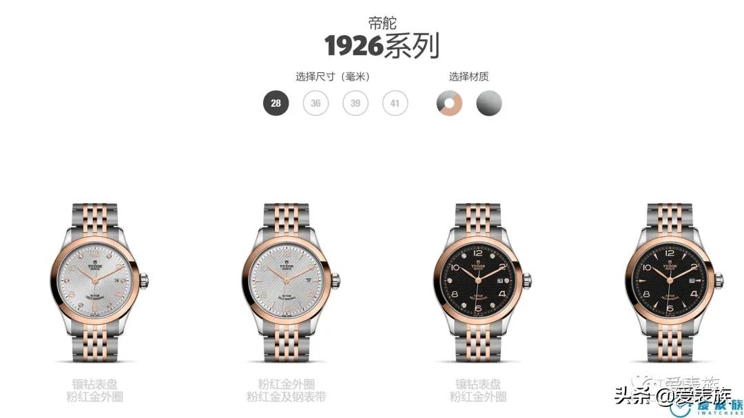 能下水的套装,帝舵1926配正装