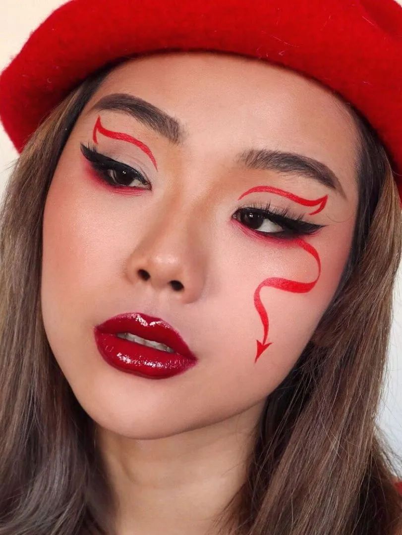 美妆博主万圣节妆容,国外美妆博主万圣节