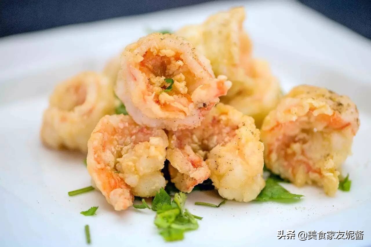 湖南椒盐虾仁最正宗的做法,空气炸锅做椒盐虾仁最好吃的做法