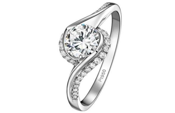 铂金钻戒与k金钻戒哪种好,结婚钻戒k金还是铂金好