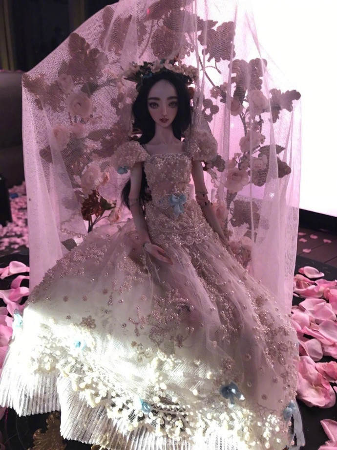 花8000买芭比娃娃,花1000多给手办买了件衣服