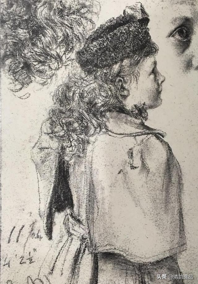 世界公认素描第一名门采尔,阿道夫门采尔素描作品