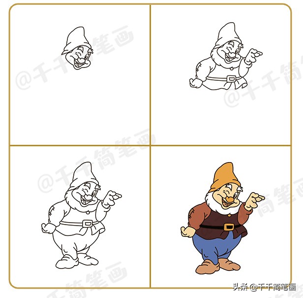 关于童话故事的手抄报简笔画,童话故事简笔画儿童视频