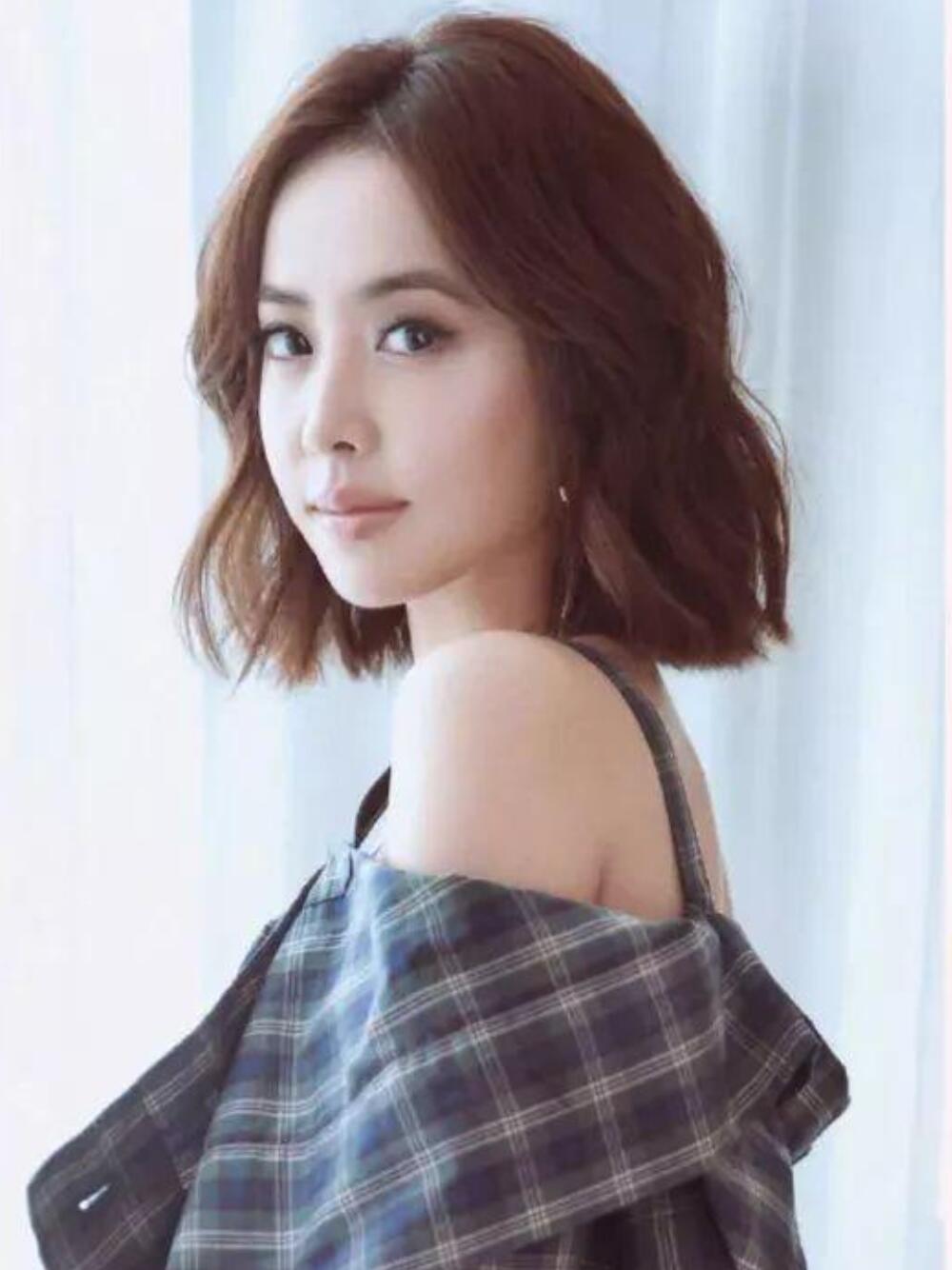 适合大脸好看时尚的短发,适合长脸小脸的短发发型女35-40岁