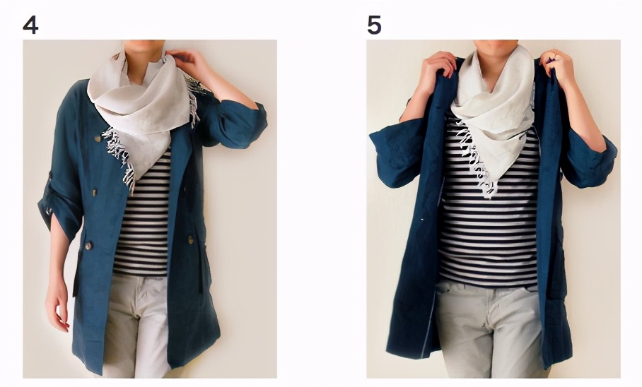 跟上流行必学的15种秋冬围巾系法!天天系出不一样的围巾