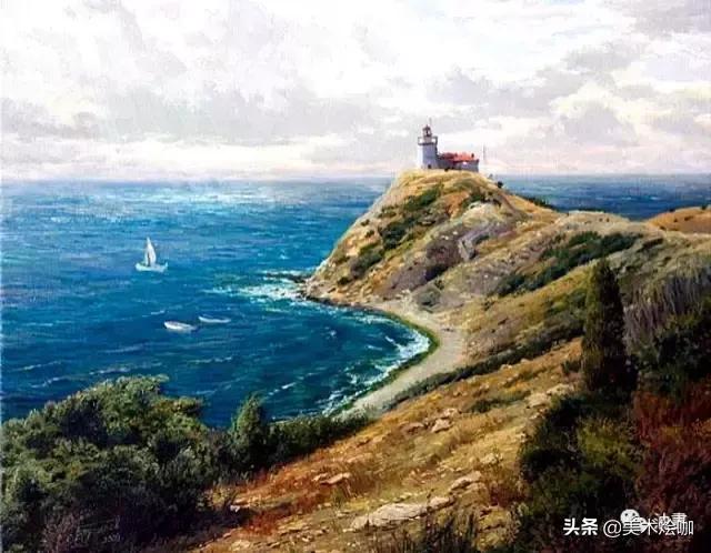 俄罗斯现代油画风景油画作品欣赏,可以让人美哭的风景