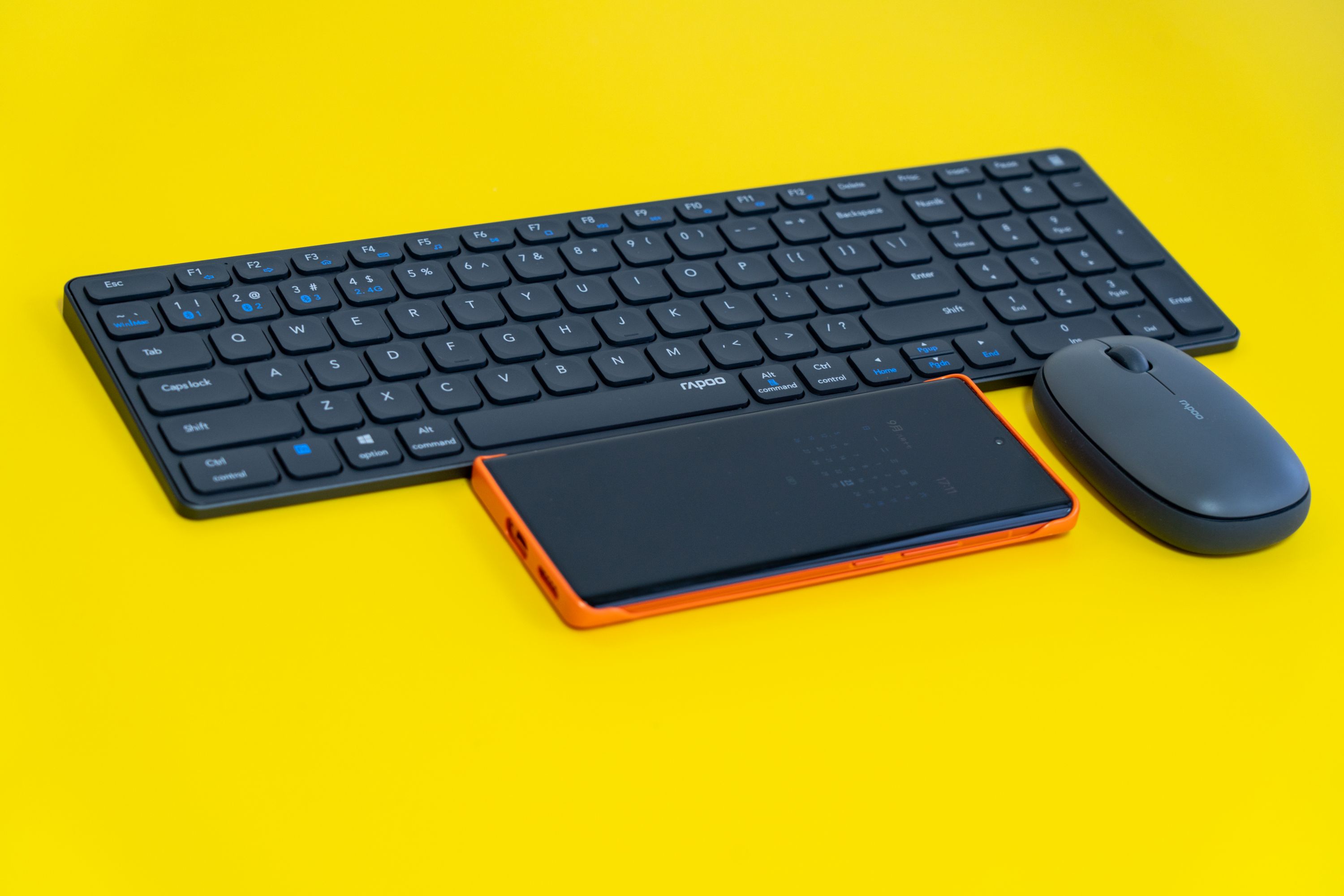 雷柏e9000g多模无线刀锋键盘体验,雷柏无线键鼠套装推荐