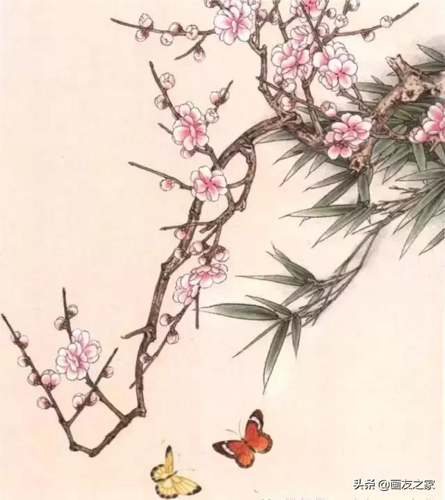 工笔梅花教学,工笔梅花设色技巧