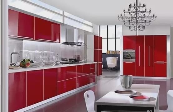 橱柜面板工艺比较好打理,橱柜柜体板材工艺