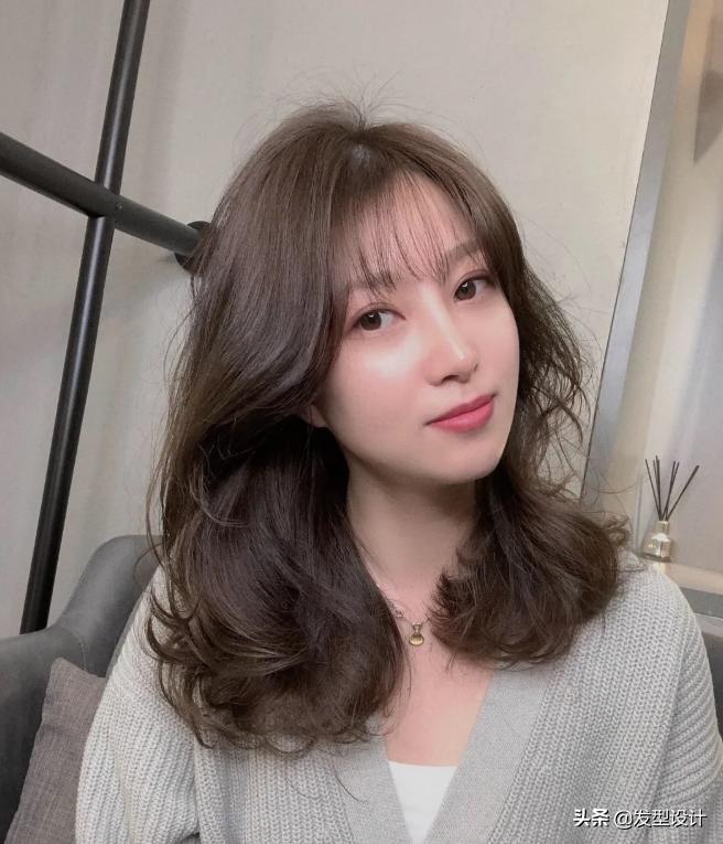 中长发发型免打理造型,中长发披发发型理发店