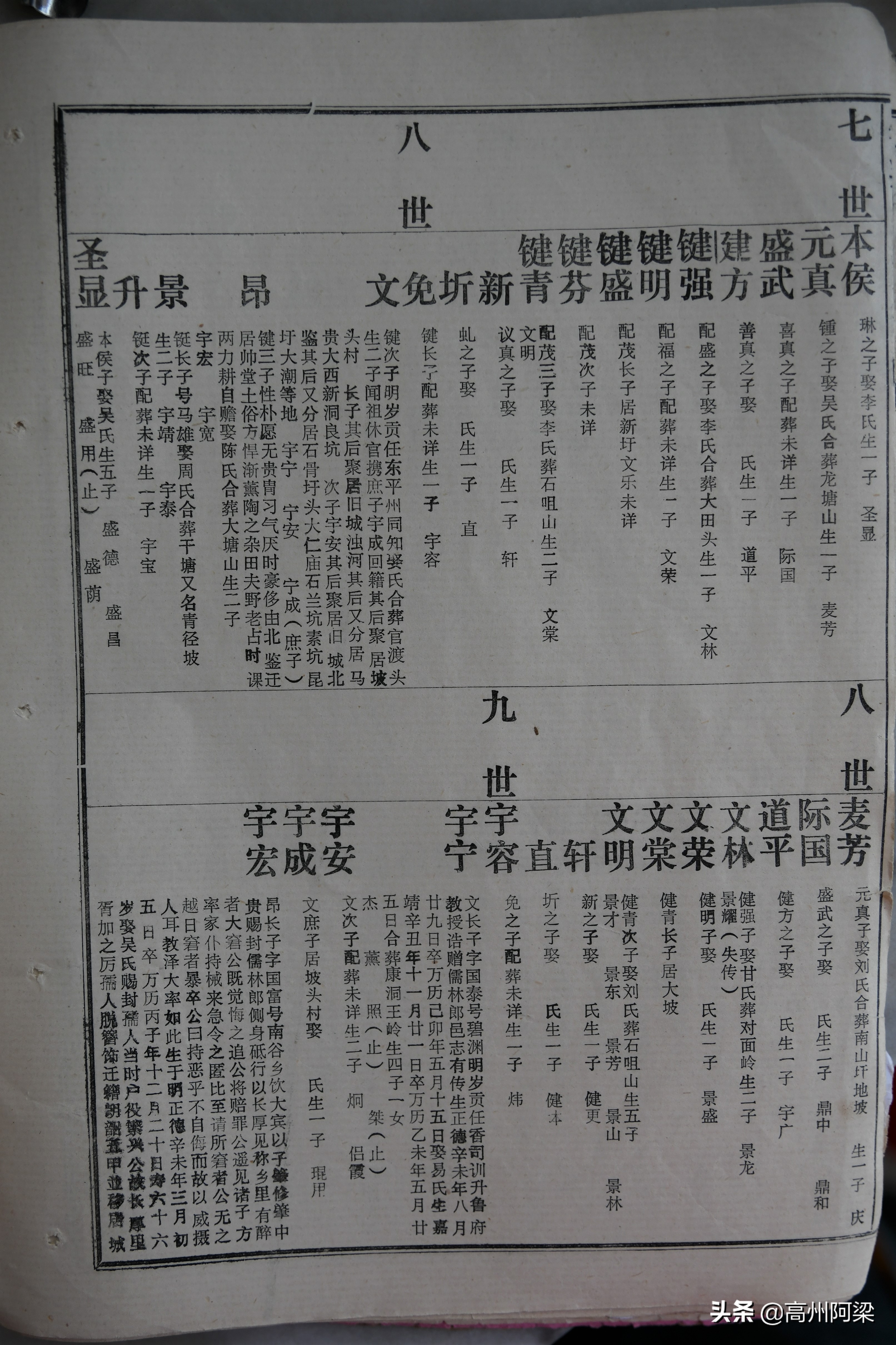 广东高州帅堂梁氏祭祖,广东茂名高州梁氏族谱