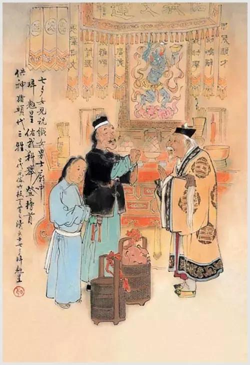 100首诗词100张风俗图太美了,100幅中国古风俗画