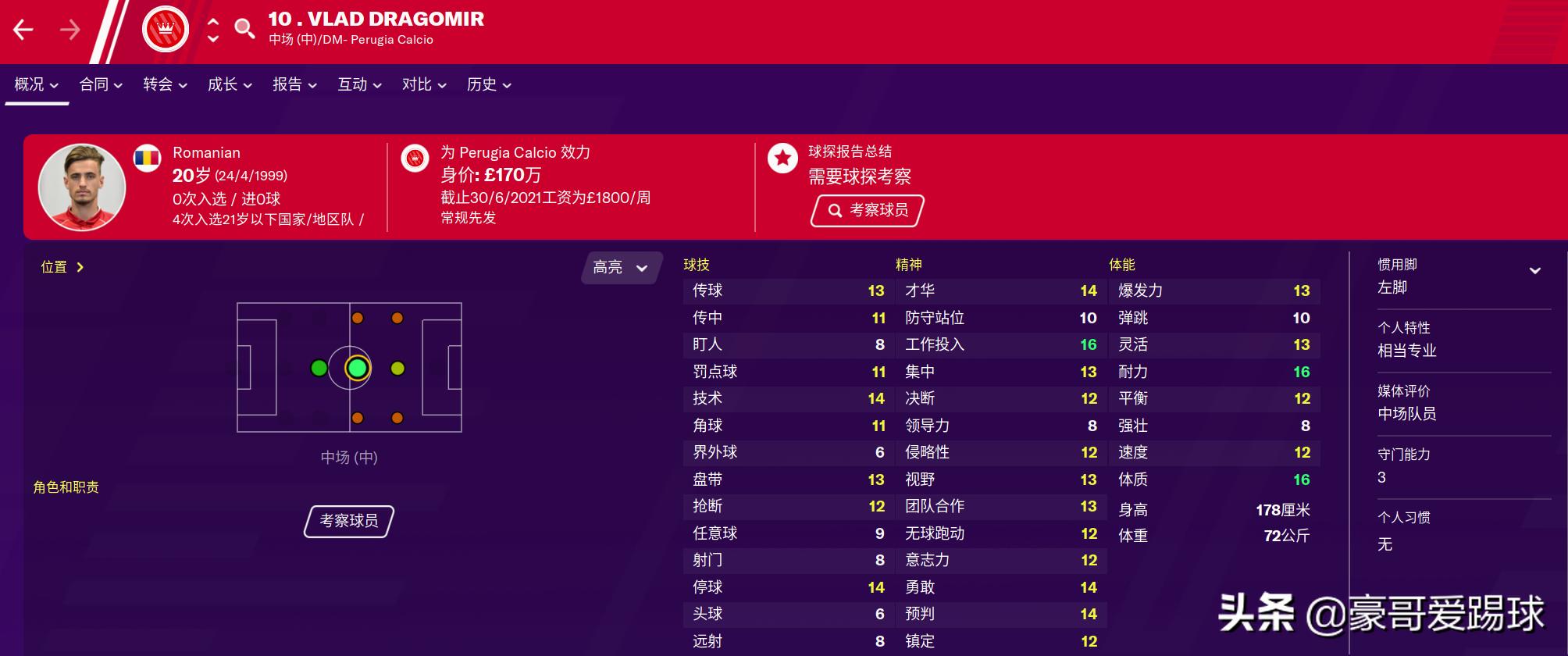 fm2020足球经理神阵,fm足球经理2024左边后卫妖人