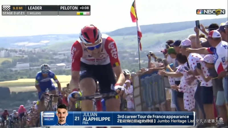 第105届环法自行车赛,环法自行车赛第八赛段摔车快步