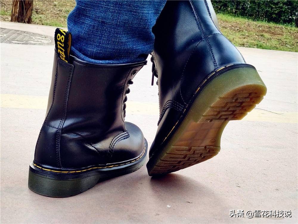 防水防油污马丁靴,经典哑光软皮马丁靴