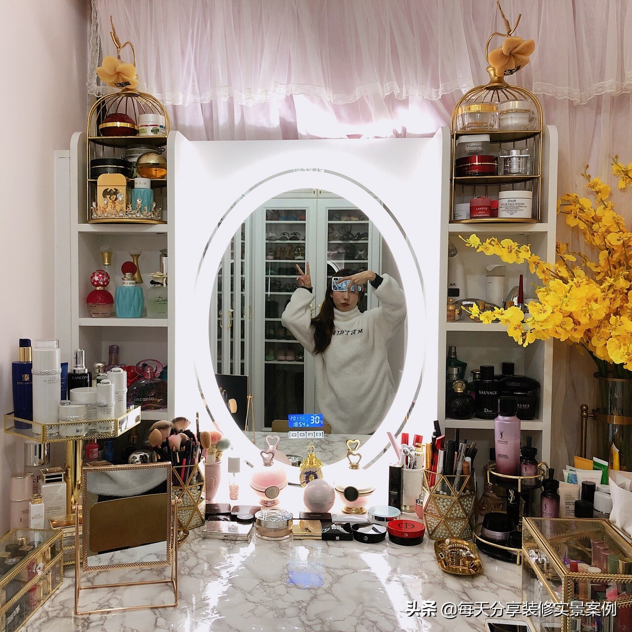 参观姐姐新房,参观表姐2000万豪宅