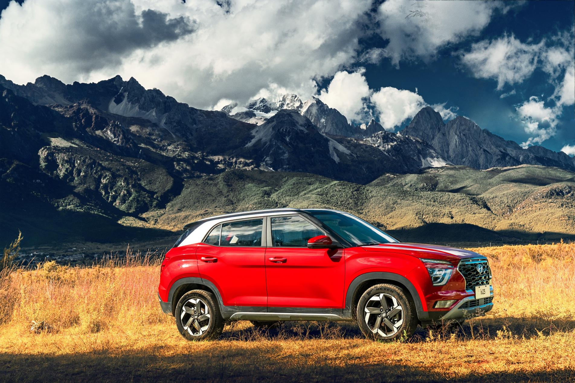 试驾现代ix252.0,北京现代ix25山路体验