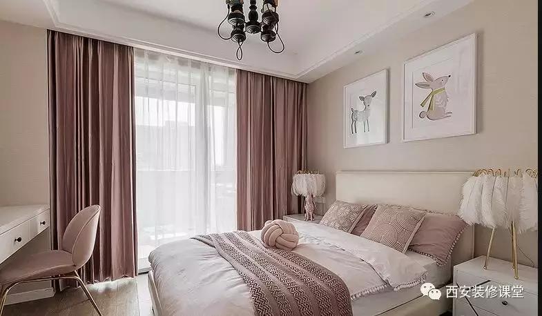 两个宝宝卧室两张单独床,两个女儿房间怎么放两张独立的床