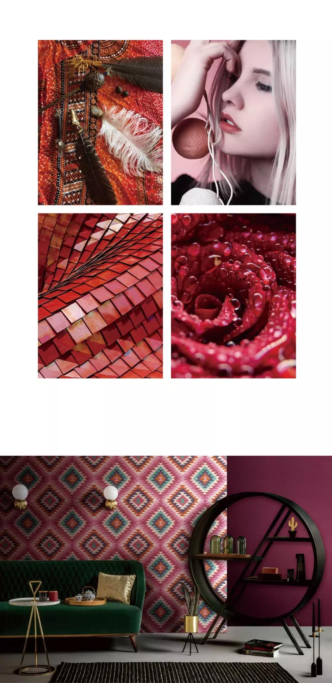 法式复古墙纸图片,异域风情墙纸艺术