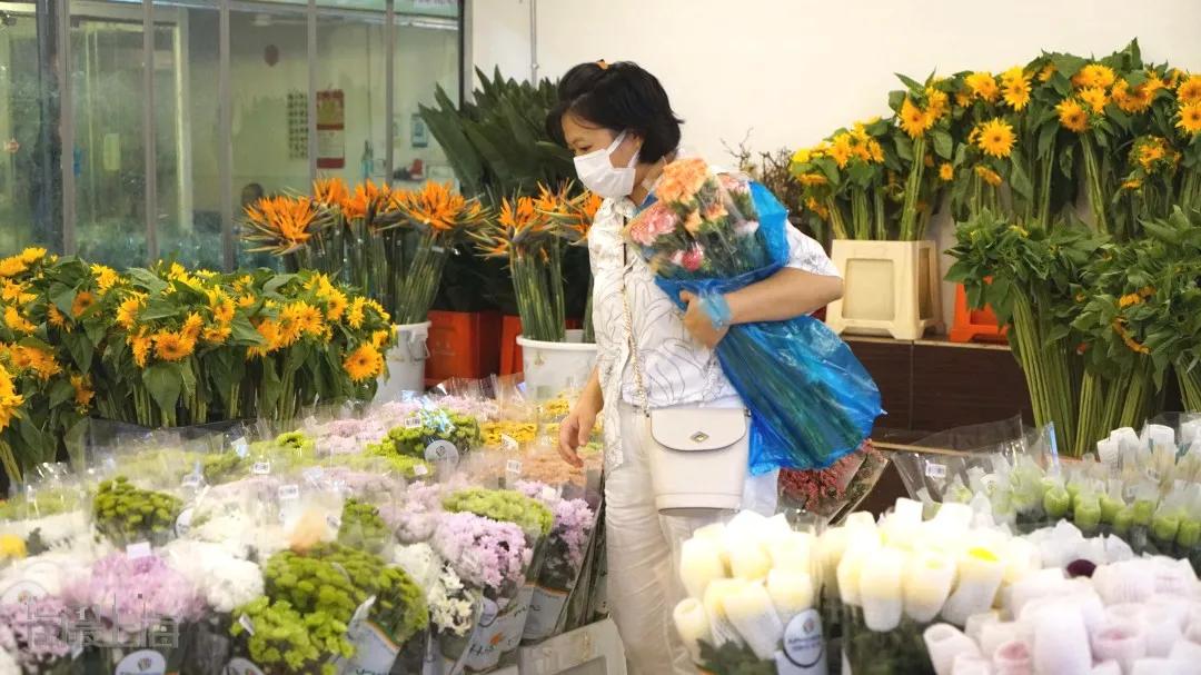 花卉市场晚上营业,今天的花卉市场
