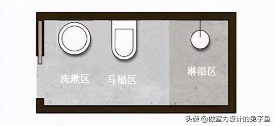 卫生间洗漱台马桶怎么布局,卫生间淋浴马桶洗漱台位置设计