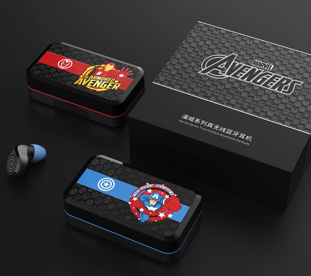 漫威联名蓝牙耳机美国队长,美国队长4新猎鹰
