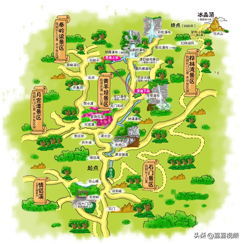 西安户县十大旅游景点介绍,西安户县太平峪森林公园