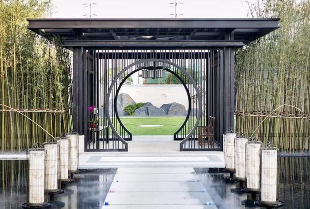 庭院景观亭效果图大全,庭院廊亭设计