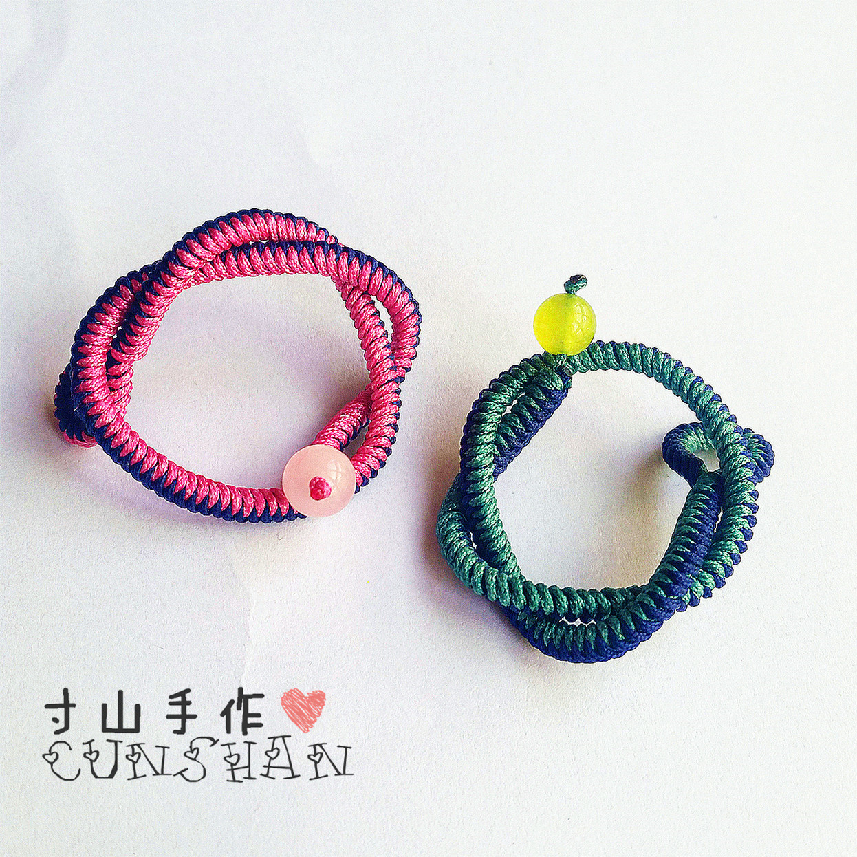 文玩手串的绳结怎么系,文玩手串绳子十字结打结方法