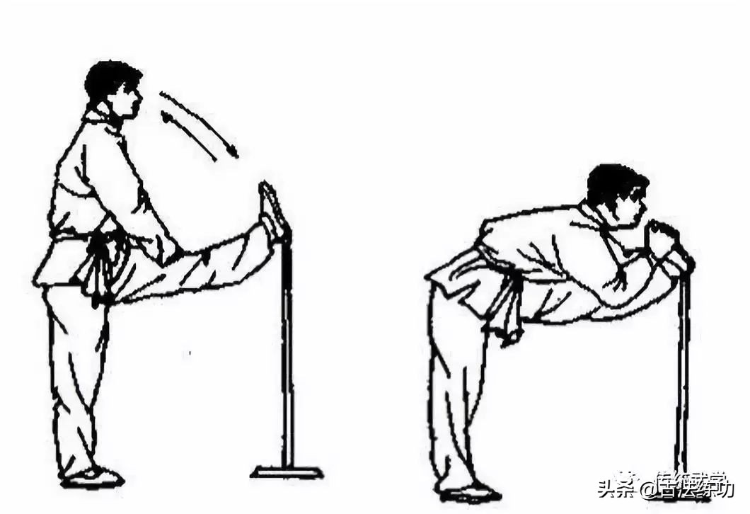 科学压腿的正确方法,科学压腿拉筋