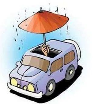 汽车专用雨伞,汽车内哪里适合放雨伞