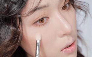 油管百万粉网红仇仇干货,秋冬蜂蜜焦糖橘系日妆教程