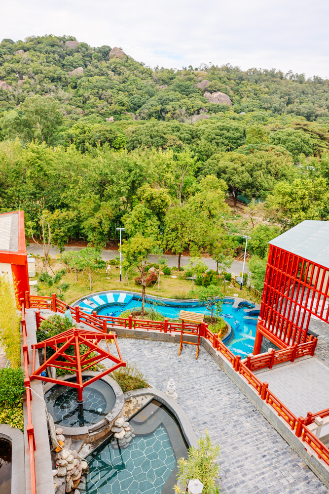 天气冷了去温暖的地方玩,潮州东山湖温泉度假村