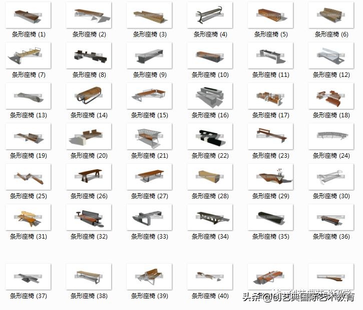 su栅栏模型库免费素材,su景观模型库免费素材