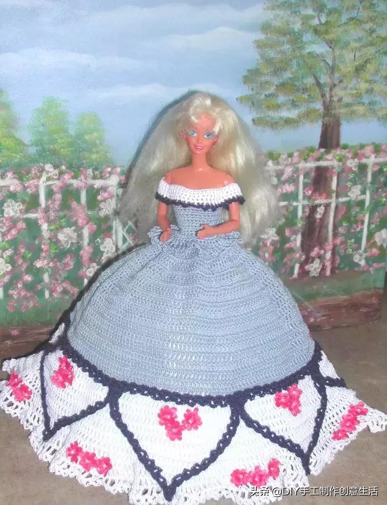 娃娃的衣服怎么钩简单,钩最简单的娃娃衣服教程
