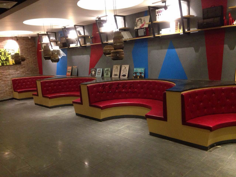 卡座沙发餐厅桌椅,餐厅沙发卡座桌椅组合尺寸