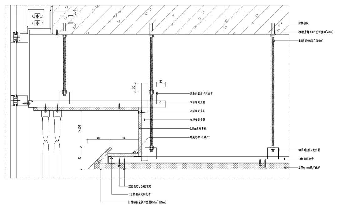 全轻钢龙骨吊顶施工工艺教程,轻钢龙骨隔墙施工工艺流程视频