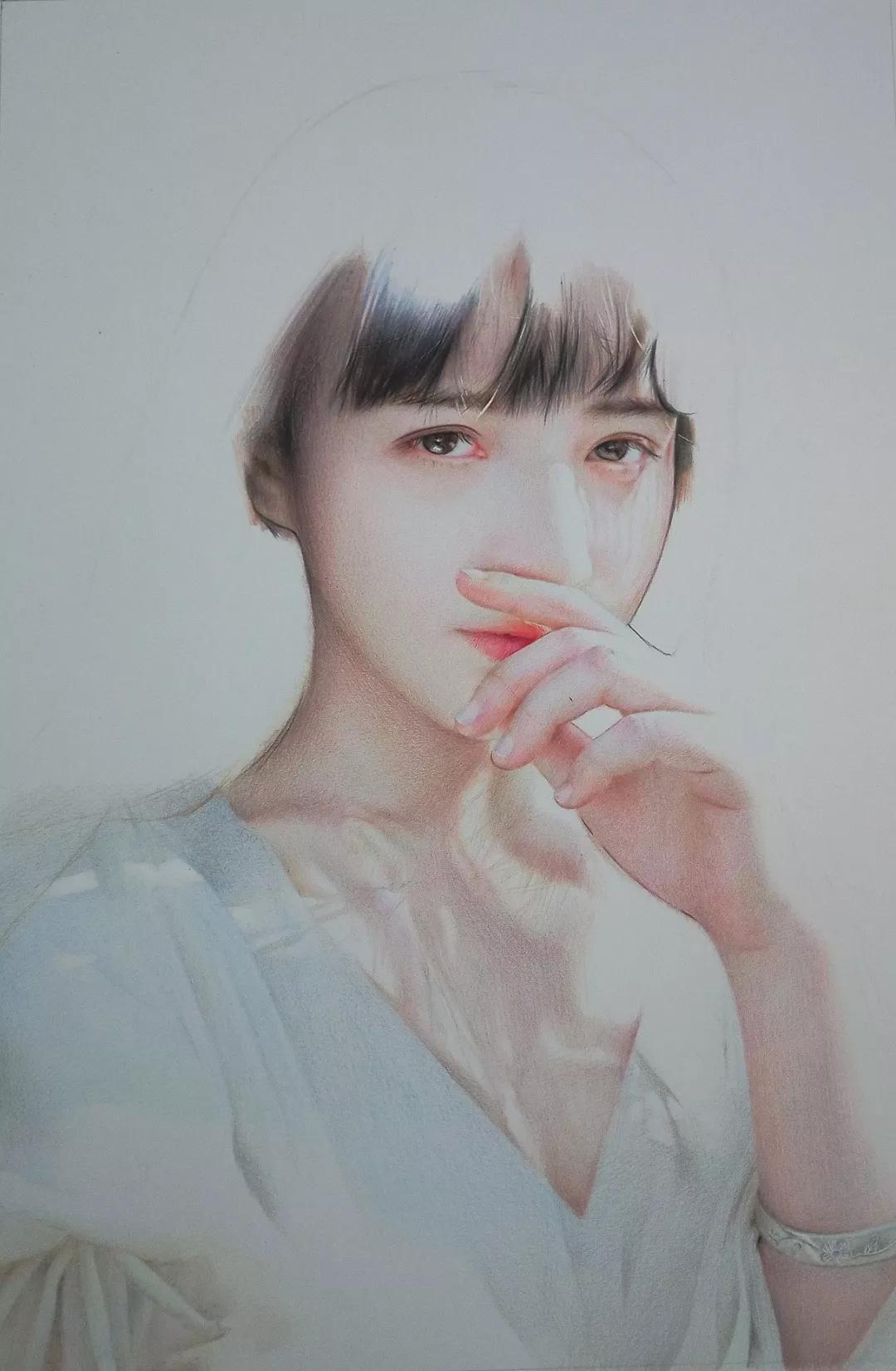 彩铅人物女孩教程视频,用彩铅画动漫人物天使恶魔