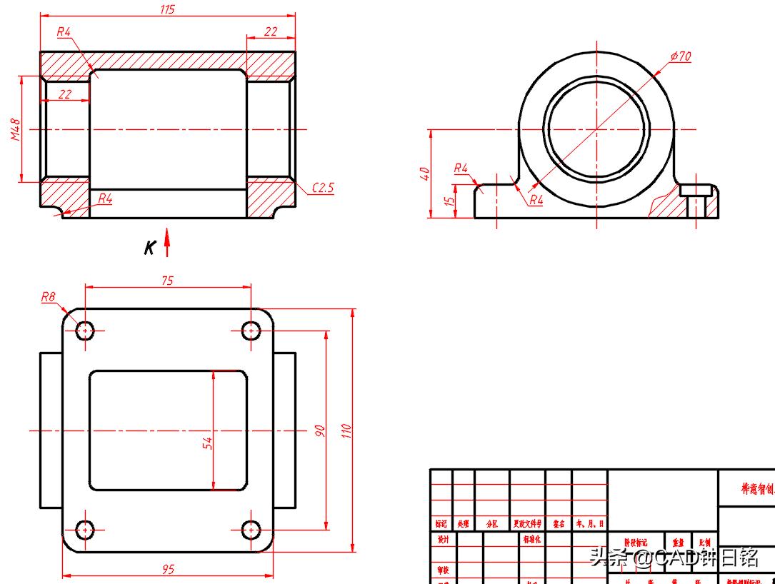 cad零件图画法详细步骤图解,cad零件图的基本绘图步骤说明书