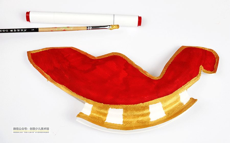 圣诞节手工教程有素材图,圣诞老人麋鹿雪橇立体手工