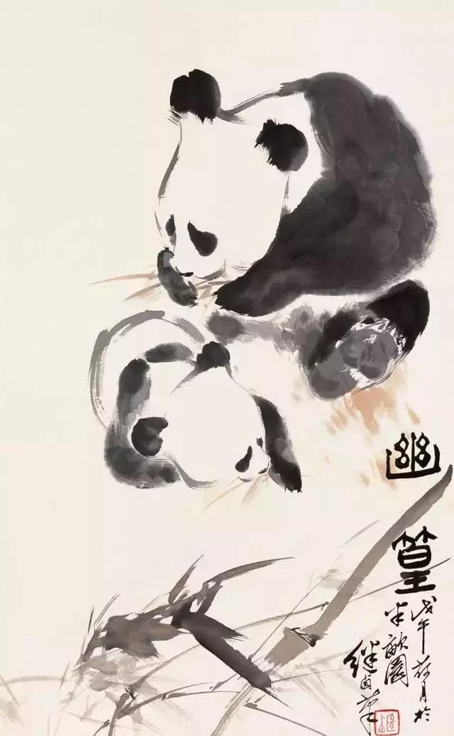 大师笔下的国宝熊猫，谁更出彩呢？