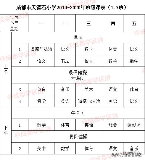 幼儿园课后延时兴趣班课程表,公立小学免费课程